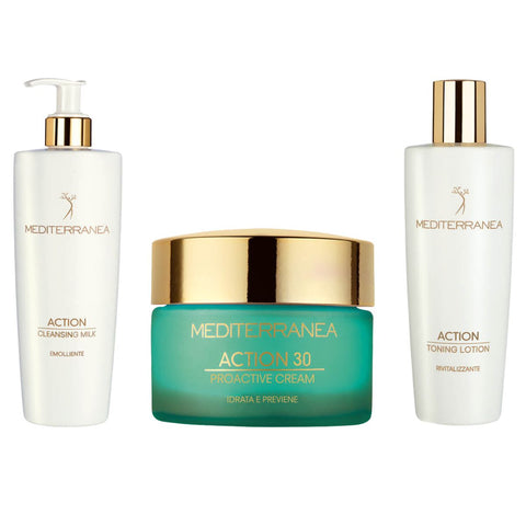 Kit Crema 30 Años + Leche + Tónico Mediterranea Cosmetics